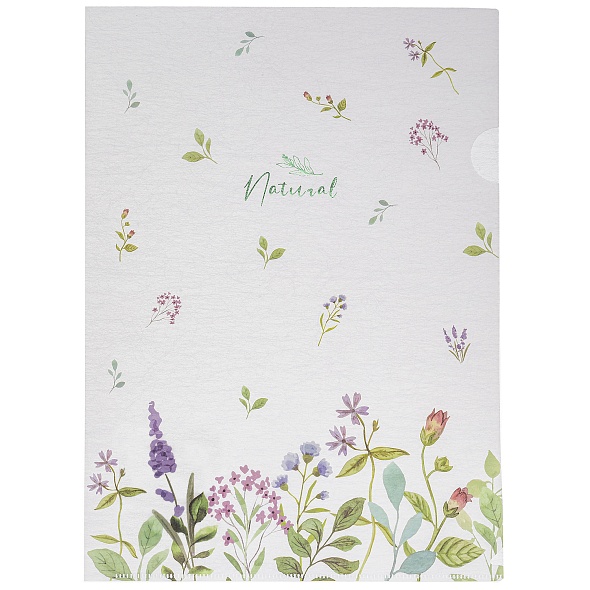 папка-уголок а4 180мкм hatber "natural flowers" с рис. Папка-уголок а4 180мкм hatber "natural flowers" с рис.