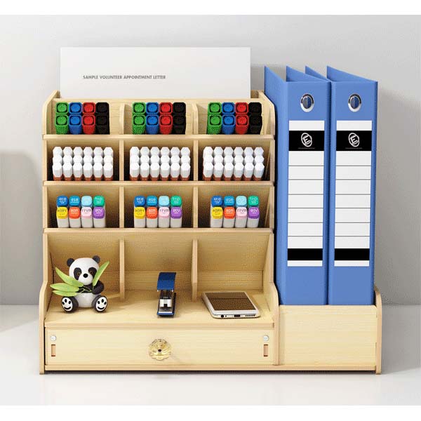 набор настольный devente "magnat" мдф берёза 33х26х26см Набор настольный devente "magnat" мдф берёза 33х26х26см