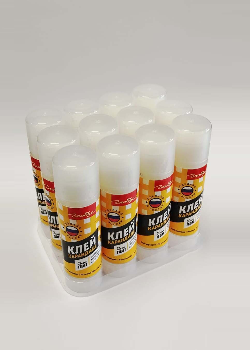 клей-карандаш глобус 35г школьный pvp Клей-карандаш глобус 35г школьный pvp