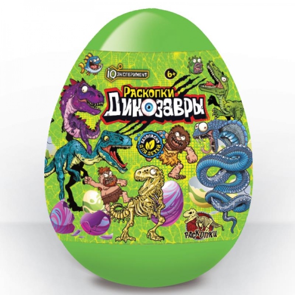 набор игровой яйцо "раскопки. динозавры" зелёный Набор игровой яйцо "раскопки. динозавры" зелёный