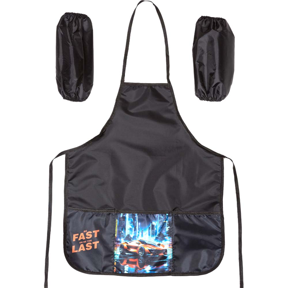 набор для труда (накидка+нарукавники) devente "fast or last" 45х54см 3 кармана Набор для труда (накидка+нарукавники) devente "fast or last" 45х54см 3 кармана