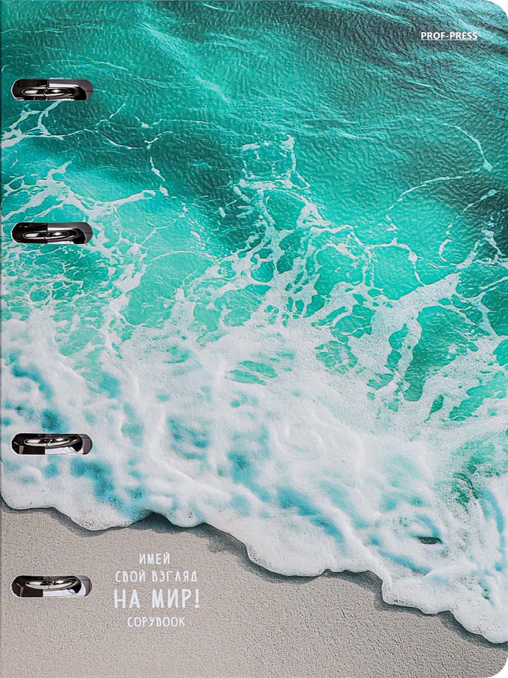 тетрадь на кольцах 120л. кл. интегр.обл. "морская пена-3" (проф-пресс) перфорац.,мат.лам. Тетрадь на кольцах 120л. кл. интегр.обл. "морская пена-3" (проф-пресс) перфорац.,мат.лам.