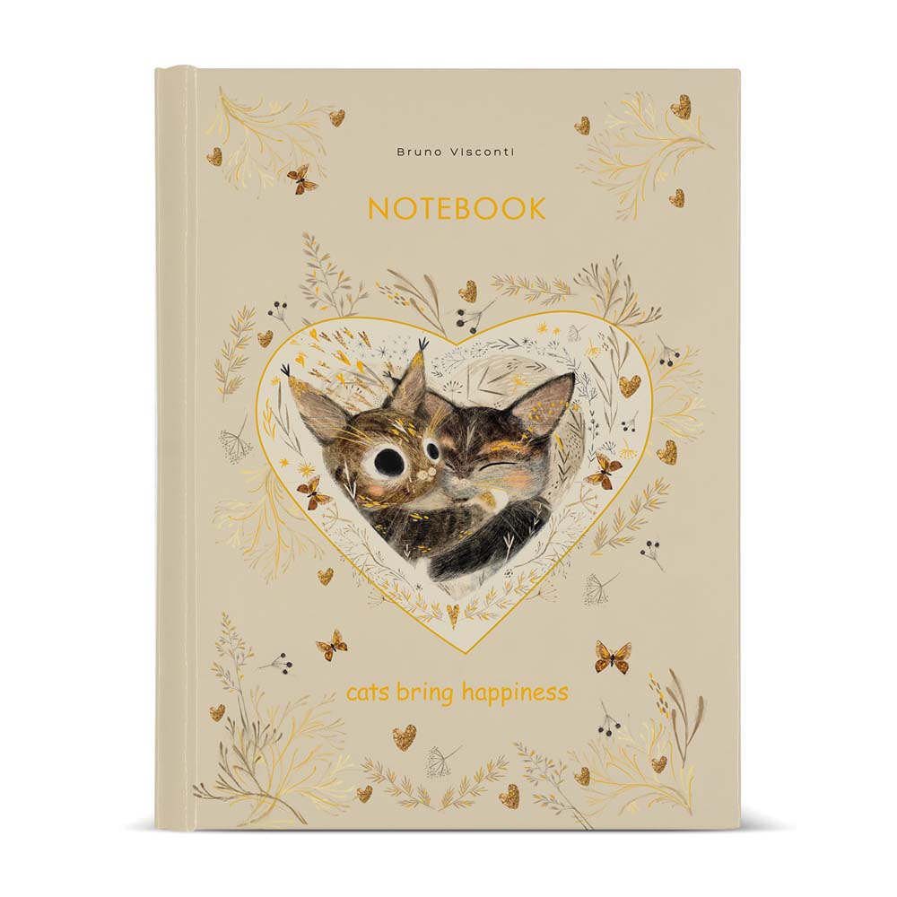 тетрадь на кольцах 80л. кл. тв.обл. "love me. котики приносят счастье" (bruno visconti) глянц.лам. Тетрадь на кольцах 80л. кл. тв.обл. "love me. котики приносят счастье" (bruno visconti) глянц.лам.