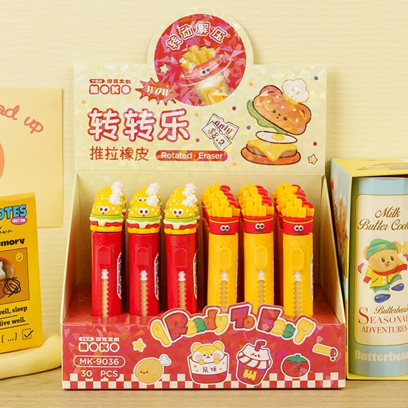 ластик "fast food" выдвижной асс-т Ластик "fast food" выдвижной асс-т