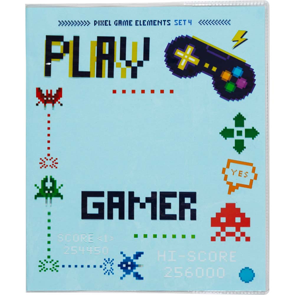 обложка для тетради пвх devente "level up game" 140 мкм (213х355мм) 3 шт. Обложка для тетради пвх devente "level up game" 140 мкм (213х355мм) 3 шт.