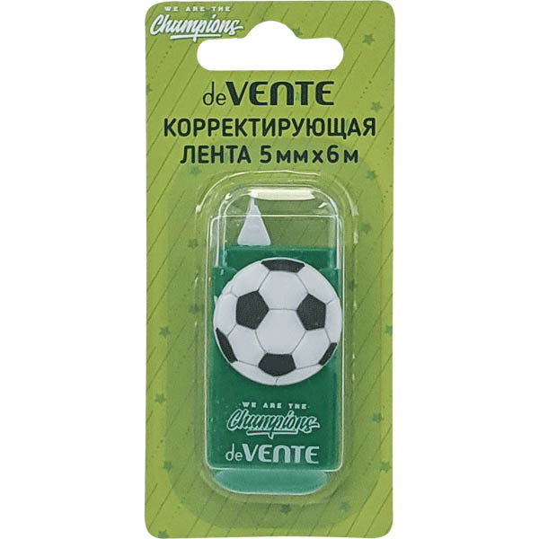 корректирующая лента "devente.champions.football" 5ммх6м Корректирующая лента "devente.champions.football" 5ммх6м