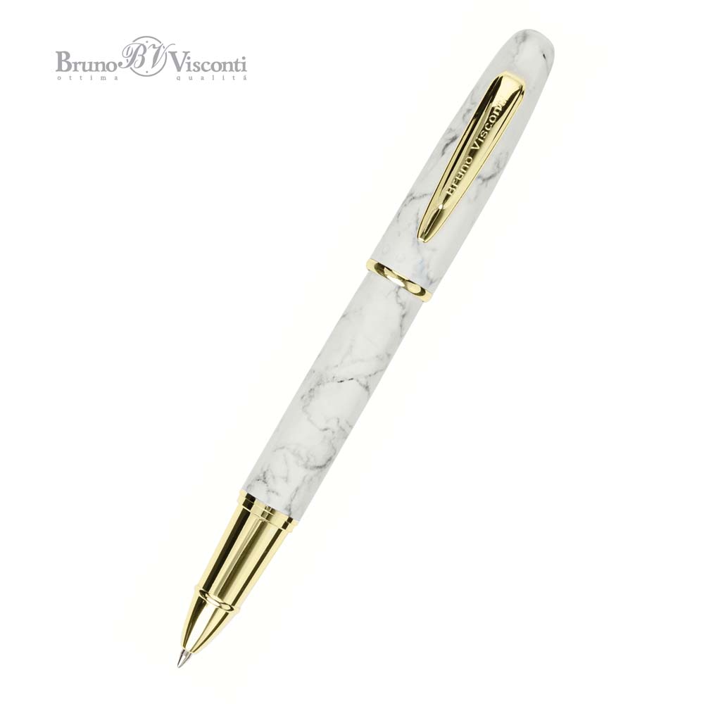 ручка роллер bruno visconti "imperium" синяя 0,7мм корп.металл белый мрамор Ручка роллер bruno visconti "imperium" синяя 0,7мм корп.металл белый мрамор