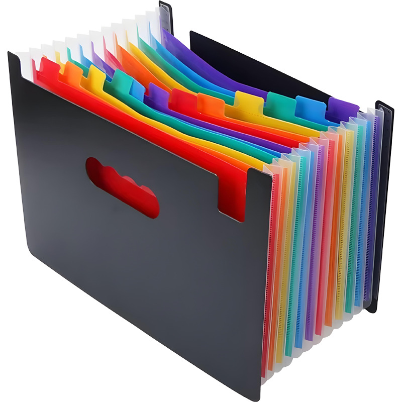 картотека пластиковая devente а4 (13 отдел.) чёрная Картотека пластиковая devente а4 (13 отдел.) чёрная