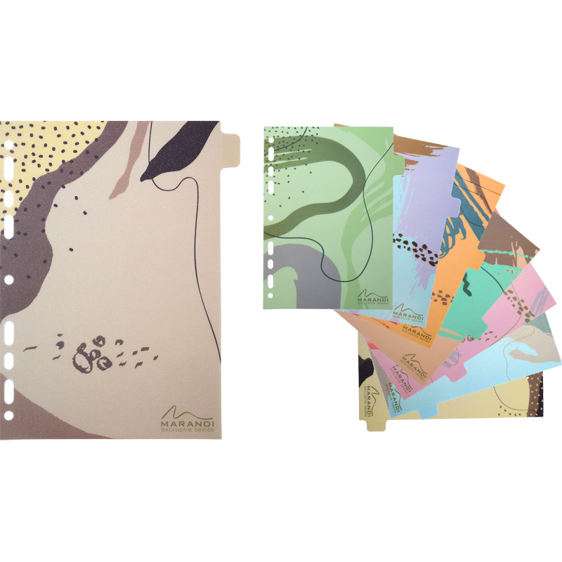 разделитель 8-цветный а5 пластиковый devente "marandi. sparkle" 8 листов Разделитель 8-цветный а5 пластиковый devente "marandi. sparkle" 8 листов