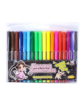 фломастеры "милана. краш,два,три..." 18цв. Фломастеры "милана. краш,два,три..." 18цв.