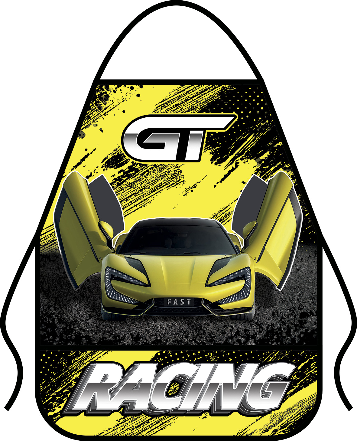 набор для труда накидка пчёлка "yellow car" с карманом Набор для труда накидка пчёлка "yellow car" с карманом