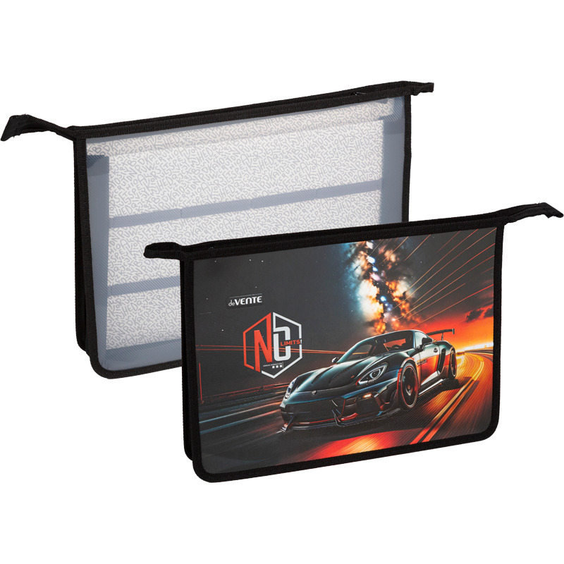 папка для труда а4 devente "no limits" на молнии,фольга,конгрев Папка для труда а4 devente "no limits" на молнии,фольга,конгрев