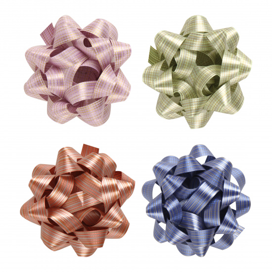 бант-звезда 9,6см асс-т Бант-звезда 9,6см асс-т