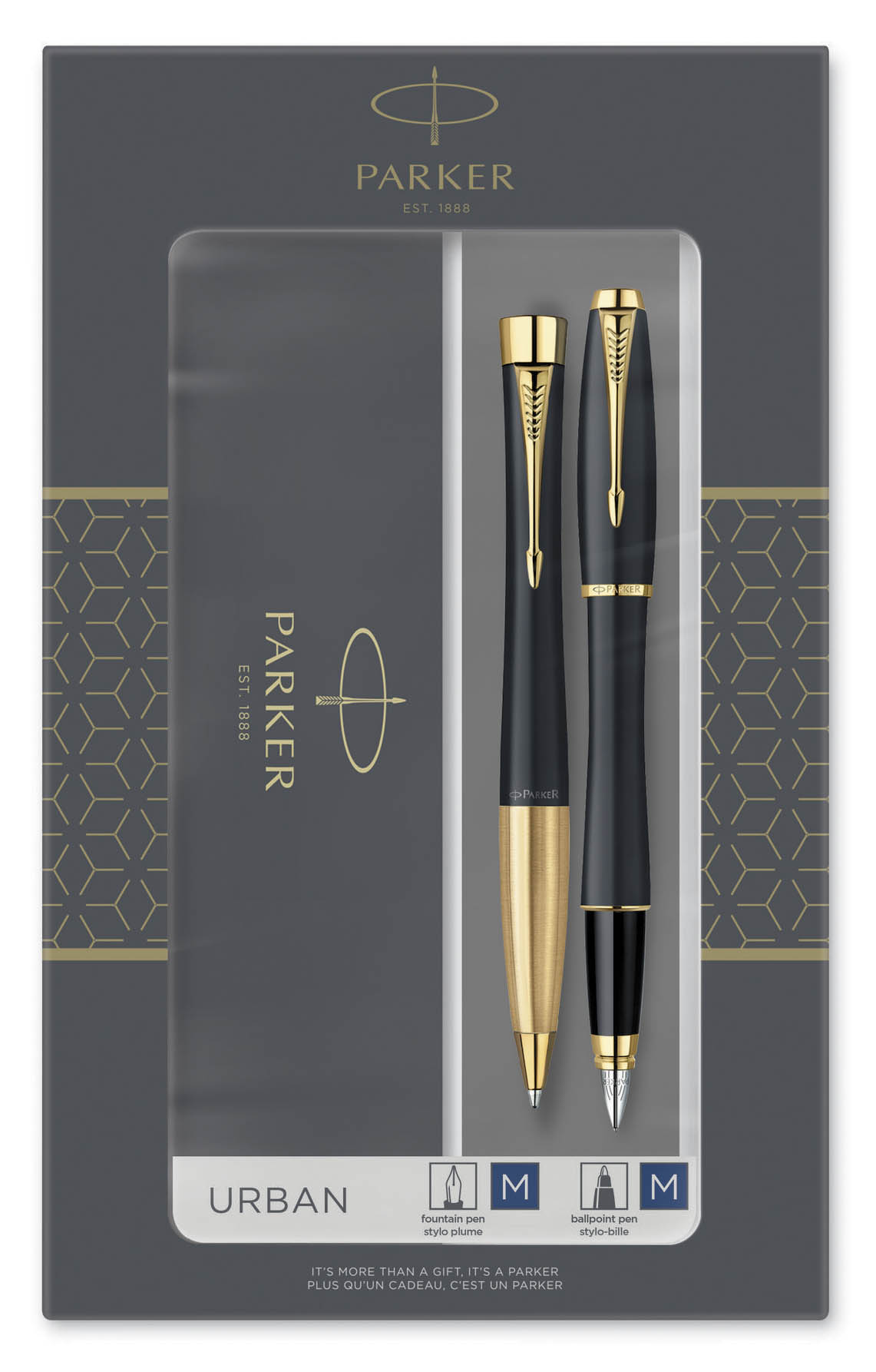 набор подар.ручка пер.+шар. parker urban core blak gt Набор подар.ручка пер.+шар. parker urban core blak gt