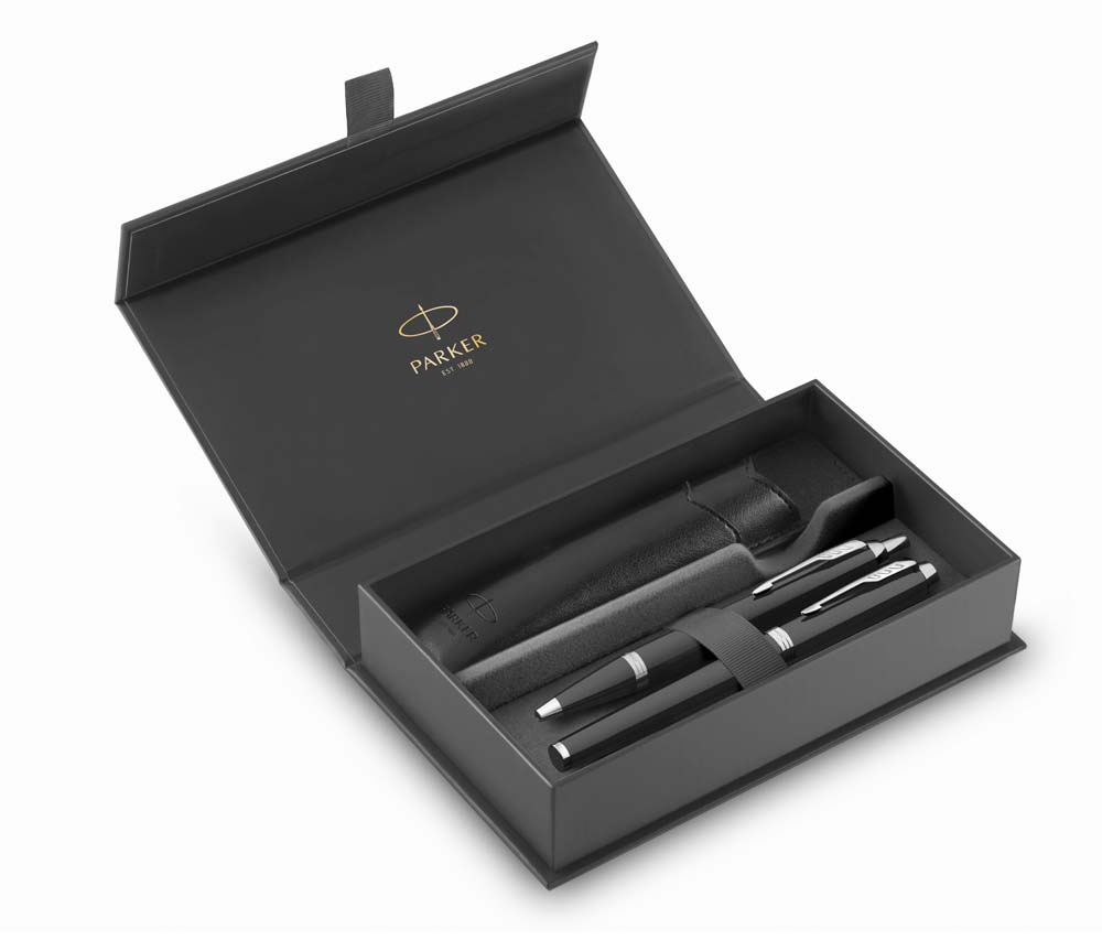набор подар.ручка пер.+шар. parker "im black ct" синяя 1,0мм Набор подар.ручка пер.+шар. parker "im black ct" синяя 1,0мм