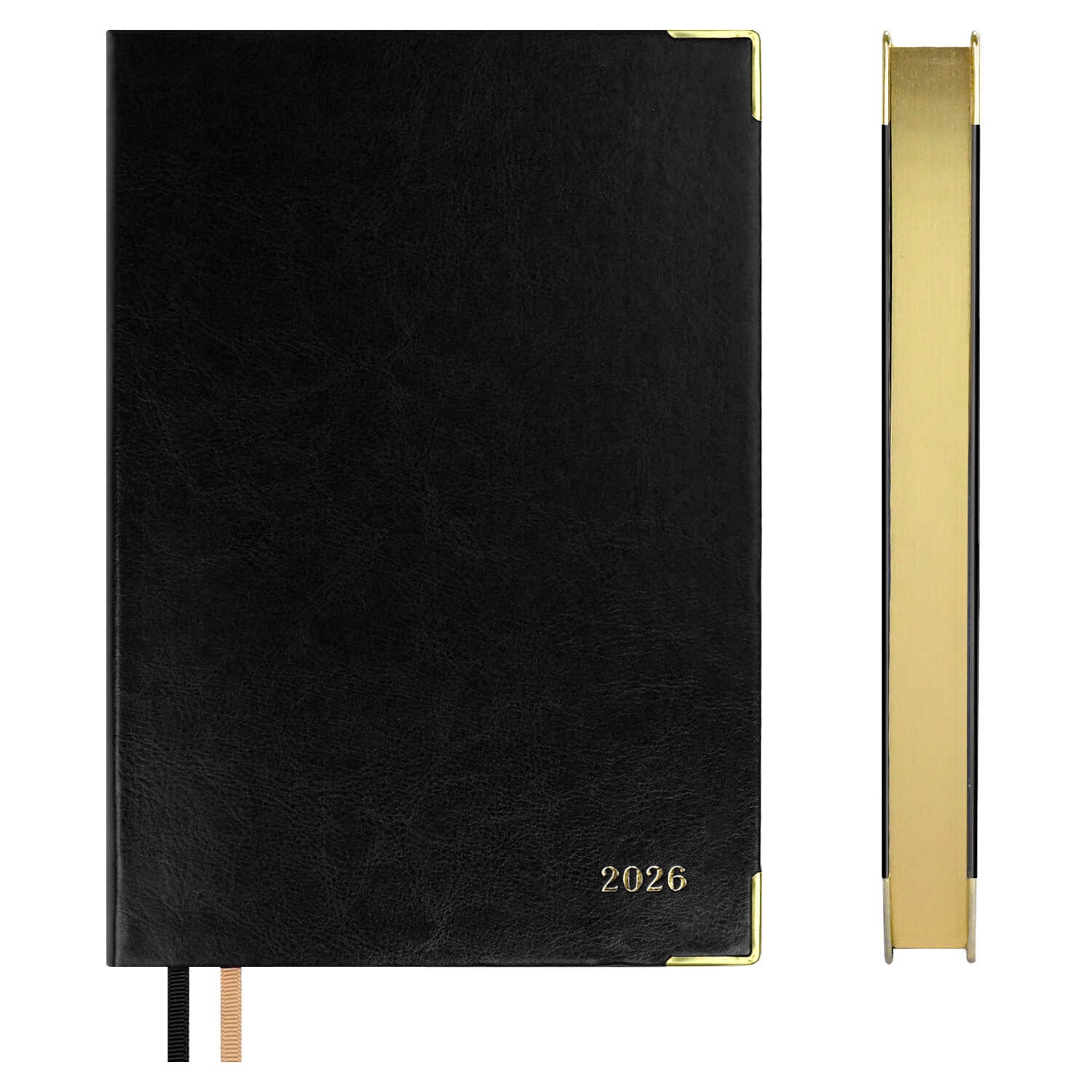 ежедневник 2026 а5 escalada "сариф. думай как миллиардер" чёрный с золотым срезом,металл.уголок,кож.зам. Ежедневник 2026 а5 escalada "сариф. думай как миллиардер" чёрный с золотым срезом,металл.уголок,кож.зам.