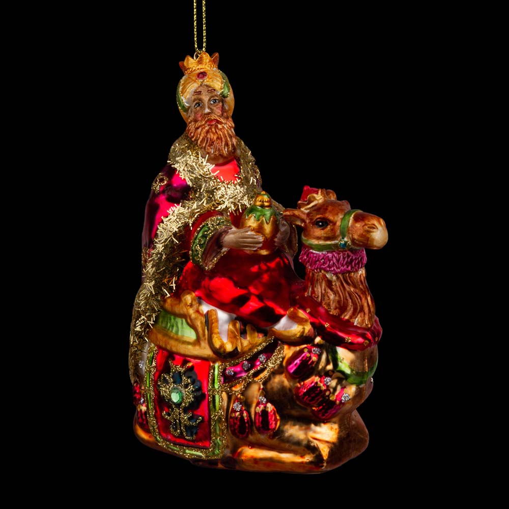 украшение "дары волхвов" 13см (стекло) б/уп. Украшение "дары волхвов" 13см (стекло) б/уп.