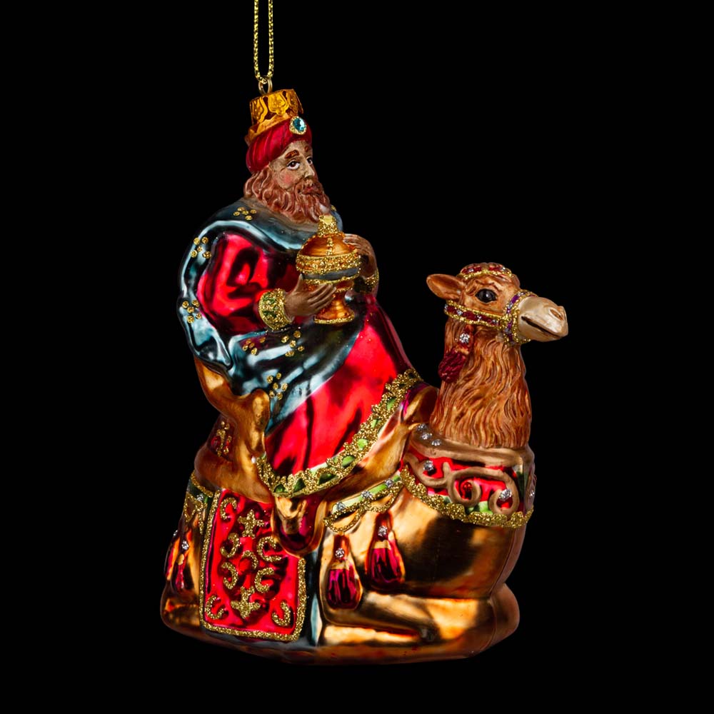 украшение "царь востока" 12см (стекло) б/уп. Украшение "царь востока" 12см (стекло) б/уп.