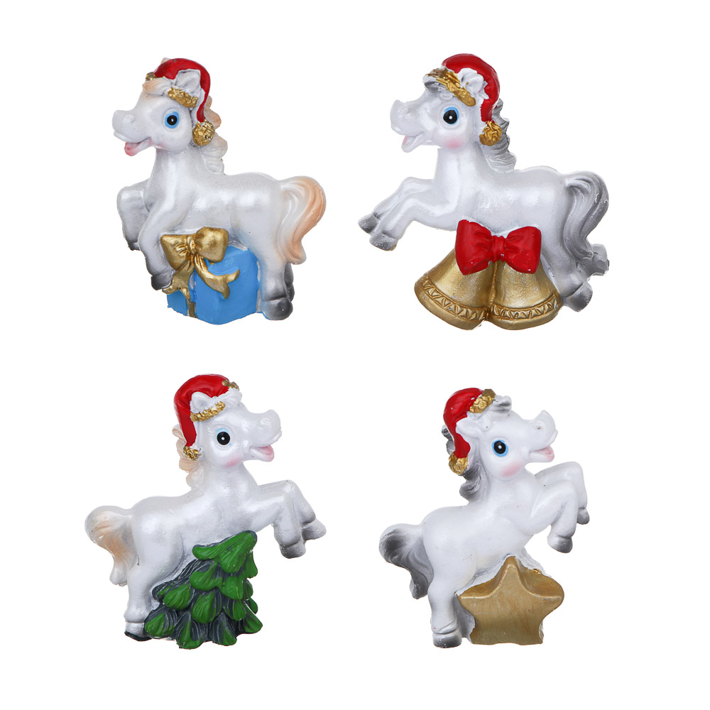 сувенир статуэтка "лошадка" 6х3х6,5см (полистоун) асс-т Сувенир статуэтка "лошадка" 6х3х6,5см (полистоун) асс-т