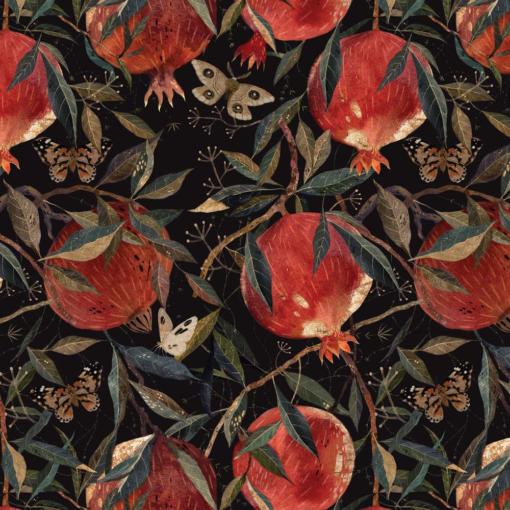 бумага упаковочная 70х100см "flora. гранат" Бумага упаковочная 70х100см "flora. гранат"