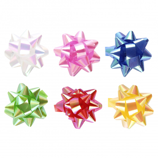 бант- звезда 4,8см перламутровый асс-т Бант- звезда 4,8см перламутровый асс-т