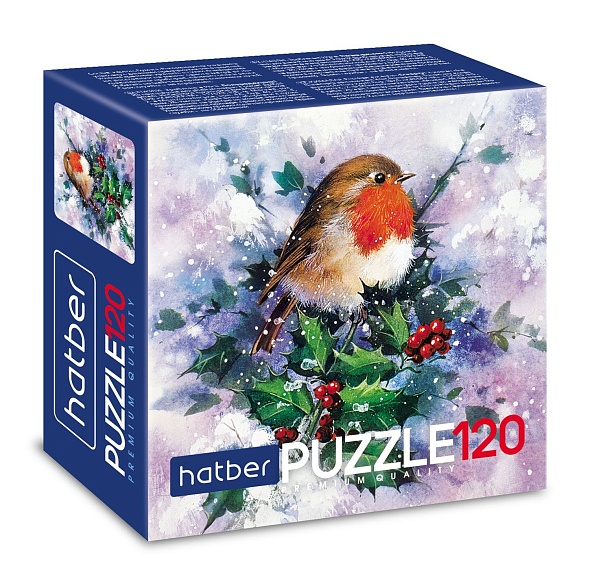 игра пазлы 120 дет. "птичка на веточке" (hatber) Игра пазлы 120 дет. "птичка на веточке" (hatber)