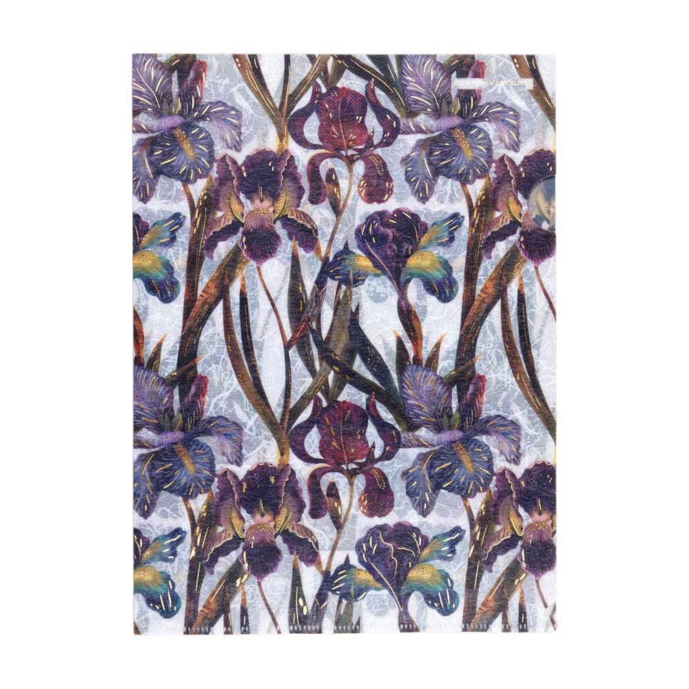 папка-уголок а4 180мкм bruno visconti "flora. ирисы" с рис. Папка-уголок а4 180мкм bruno visconti "flora. ирисы" с рис.