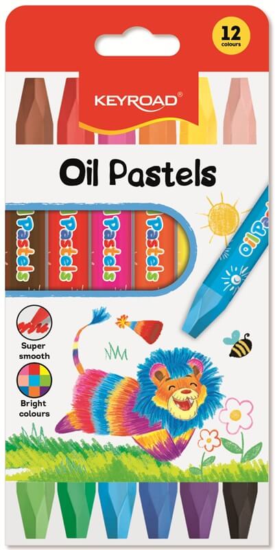 мелки пастельные масляные 12цв. keyroad Мелки пастельные масляные 12цв. keyroad