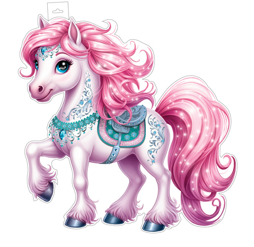 плакат фигурный "лошадка" а3 Плакат фигурный "лошадка" а3