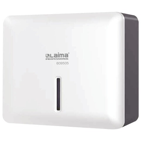 диспенсер д/бум. полотенец laima professional super (система h2) z-сложения,белый Диспенсер д/бум. полотенец laima professional super (система h2) z-сложения,белый