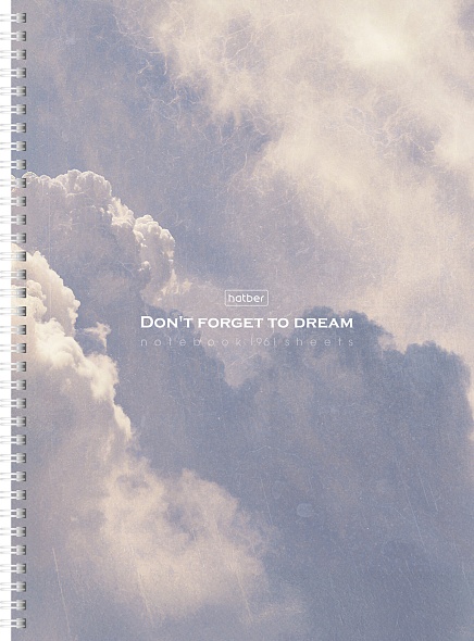 тетрадь а4 тв.обл. гребень 96л. кл. "dream" (hatber) б/б,мат.лам.,подшивка,перф.,цв.разд. Тетрадь а4 тв.обл. гребень 96л. кл. "dream" (hatber) б/б,мат.лам.,подшивка,перф.,цв.разд.