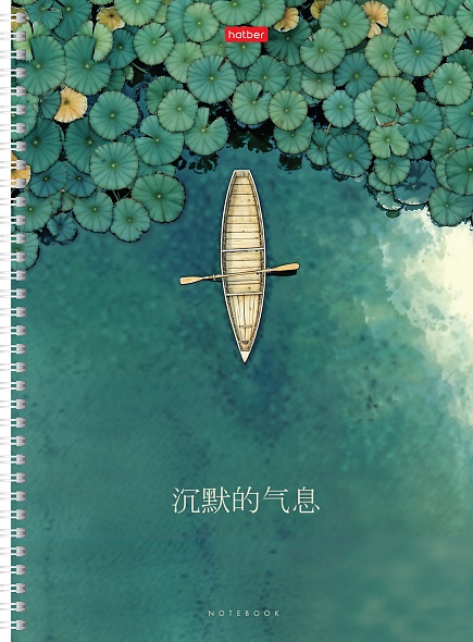 тетрадь а4 тв.обл. гребень 80л. кл. "дыхание тишины" (hatber) б/б,глянц.лам.,подшивка,перф.,цв.разд. Тетрадь а4 тв.обл. гребень 80л. кл. "дыхание тишины" (hatber) б/б,глянц.лам.,подшивка,перф.,цв.разд.