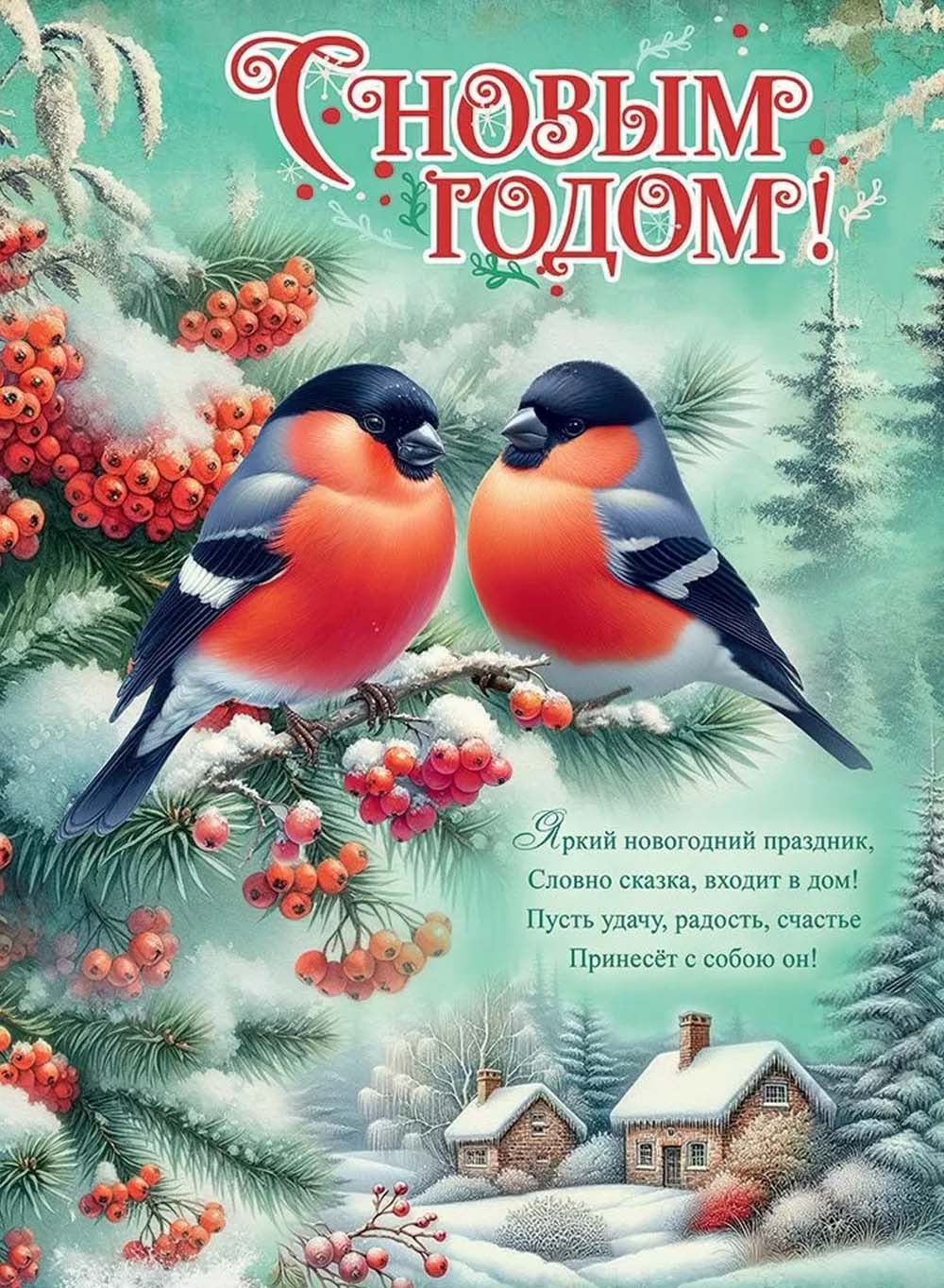 плакат "с новым годом!" а2 Плакат "с новым годом!" а2