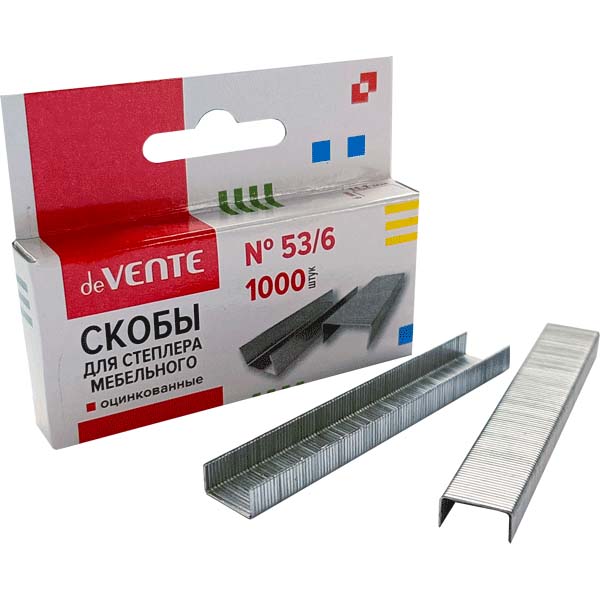 скоба тип 53/6мм 1000шт Скоба тип 53/6мм 1000шт