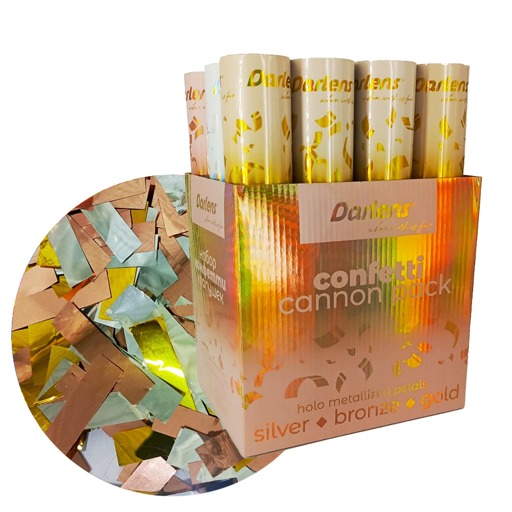 хлопушка 30см наполнитель полоски асс-т Хлопушка 30см наполнитель полоски асс-т