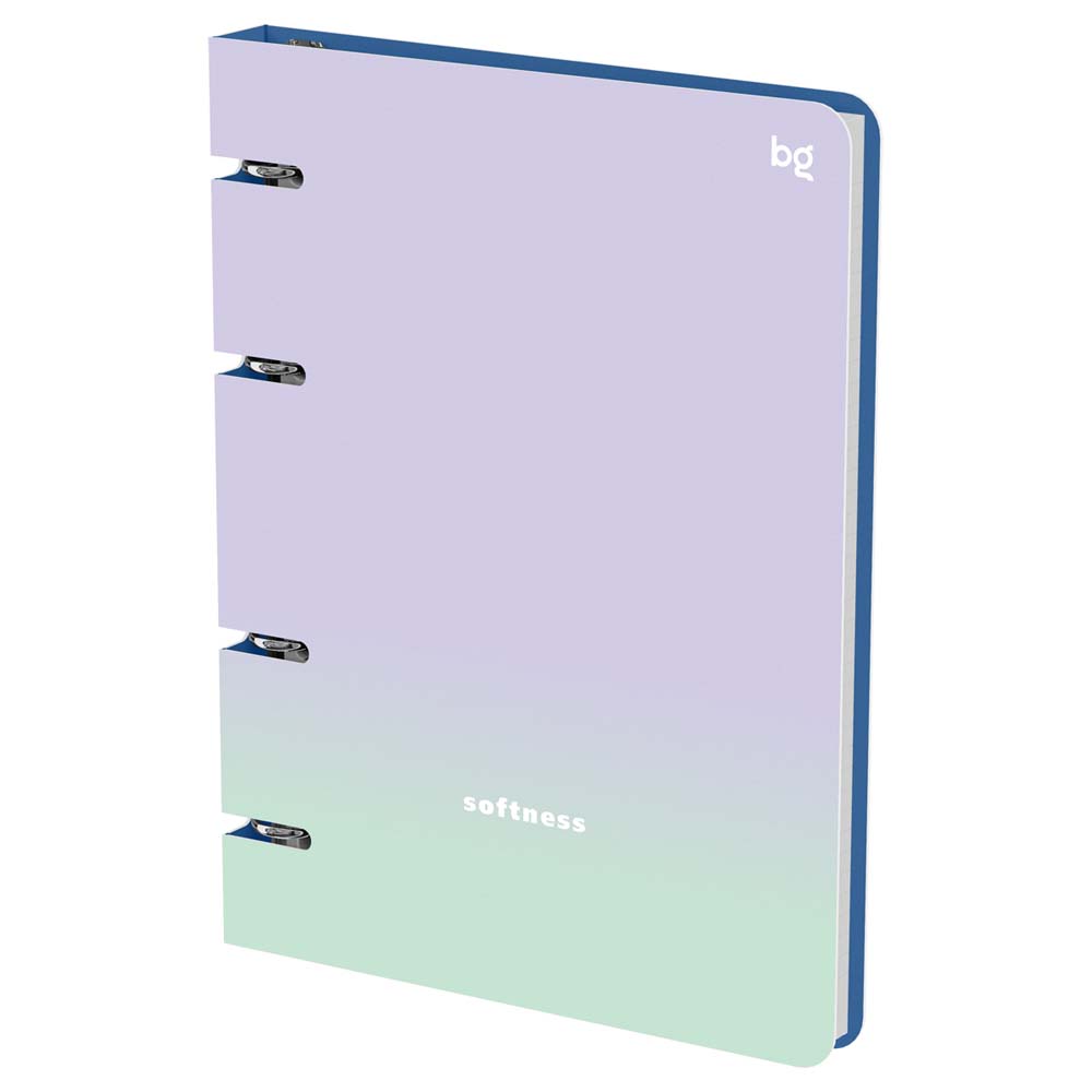 тетрадь на кольцах 120л. кл. тв.обл. "softness" (bg) софт тач Тетрадь на кольцах 120л. кл. тв.обл. "softness" (bg) софт тач