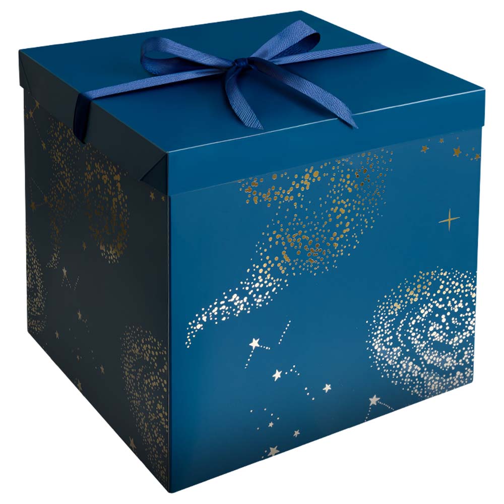 коробка подарочная 28х28х28см "magic" с лентой Коробка подарочная 28х28х28см "magic" с лентой