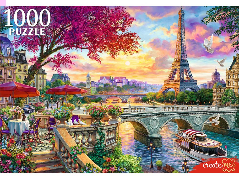 пазлы 1000 дет. "париж" (рыжий кот) Пазлы 1000 дет. "париж" (рыжий кот)