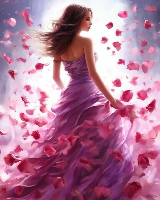 набор д/творч. картина по номерам 40х50см "розовая мечта" Набор д/творч. картина по номерам 40х50см "розовая мечта"