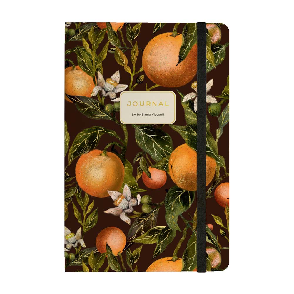 книжка записная а5 тв.обл. 100л. лин. "megapolis journal.flora.paradise.oranges" (bruno visconti) резинка,асс-т Книжка записная а5 тв.обл. 100л. лин. "megapolis journal.flora.paradise.oranges" (bruno visconti) резинка,асс-т