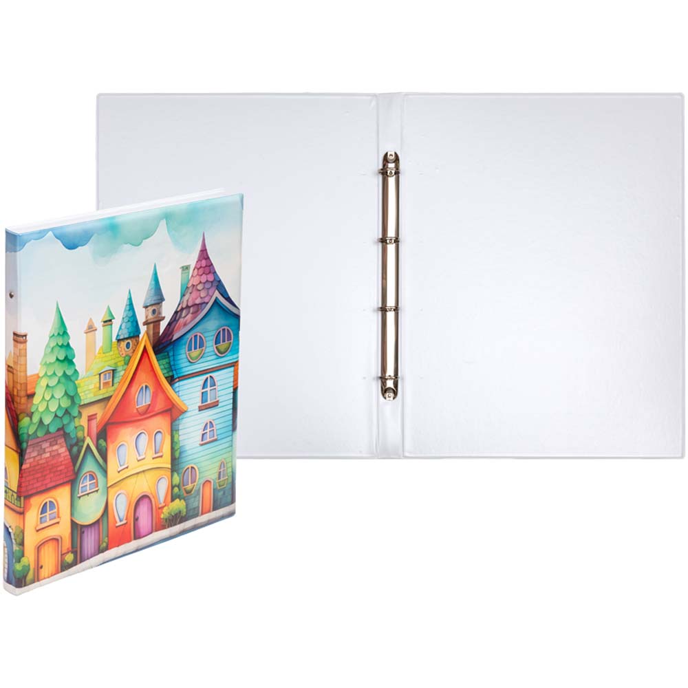 папка пласт. с 4-я кольцами а3 2,7см devente с рис.пвх Папка пласт. с 4-я кольцами а3 2,7см devente с рис.пвх