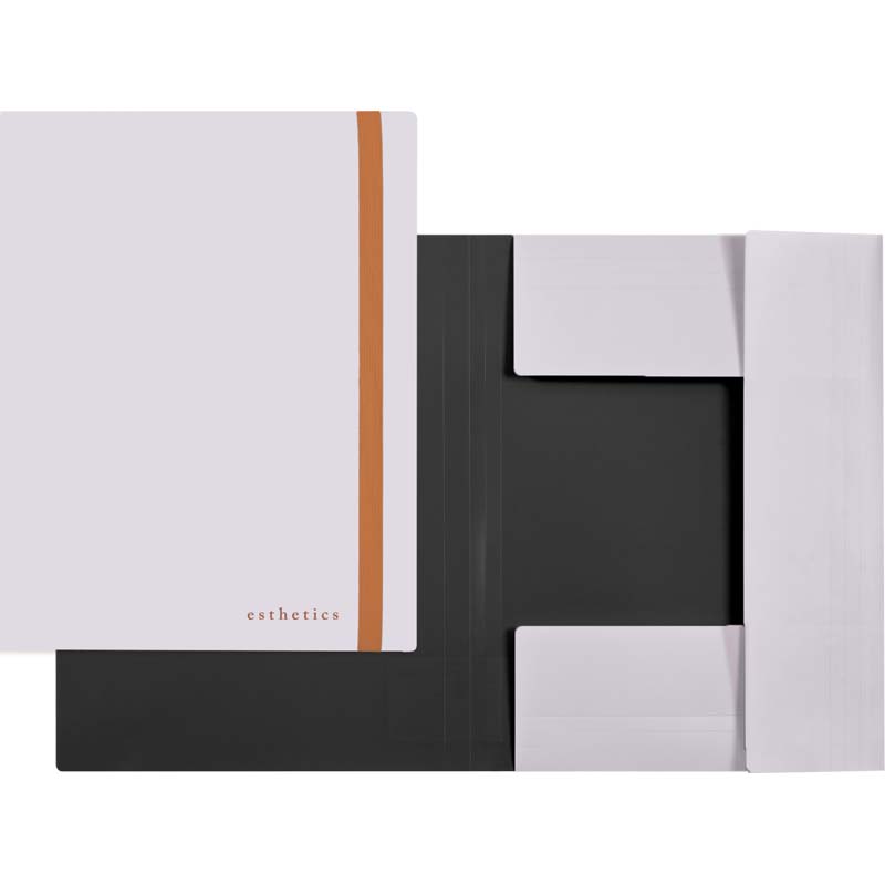 папка пласт. на резинке а4 600мкм devente "esthetics" лавандово-пепельная Папка пласт. на резинке а4 600мкм devente "esthetics" лавандово-пепельная