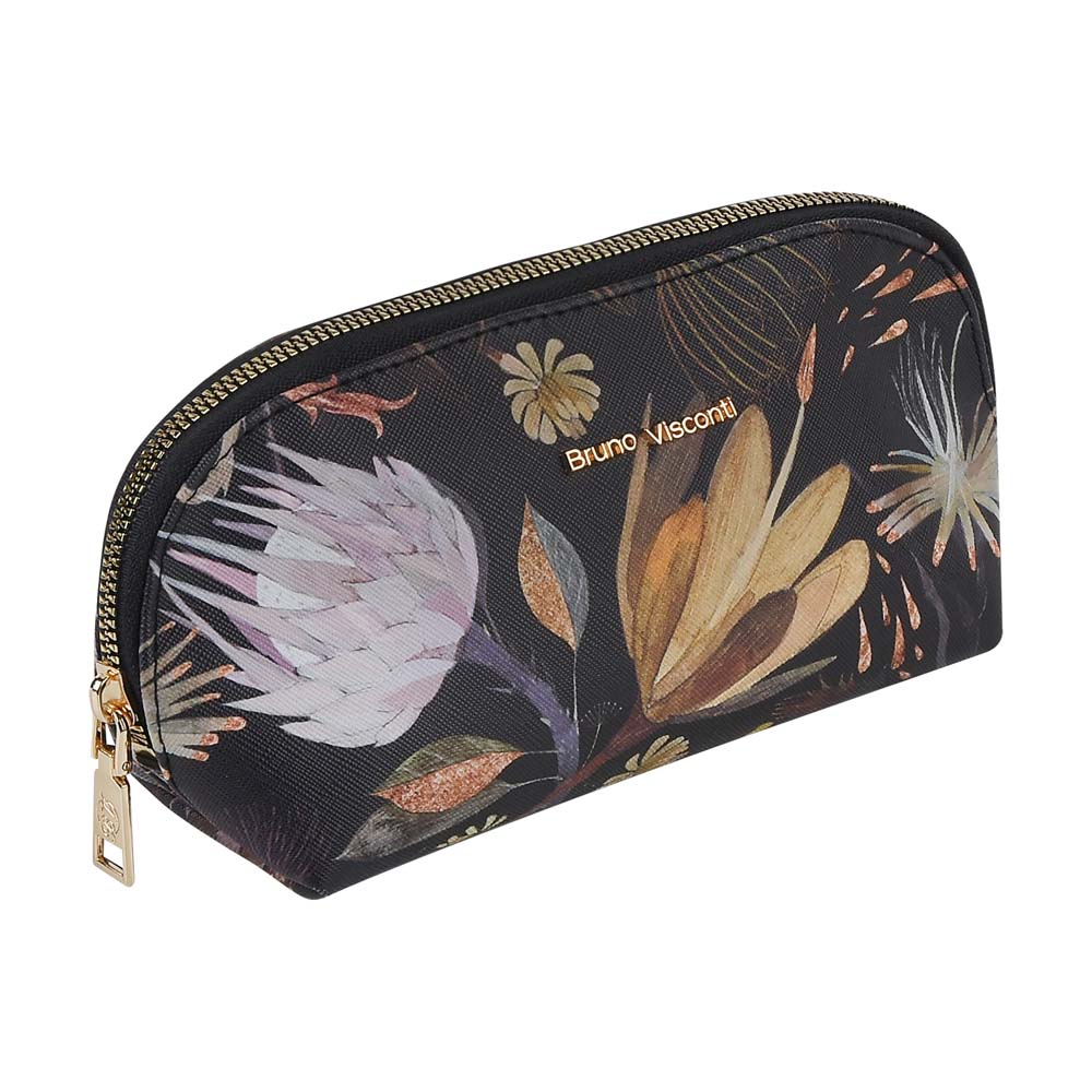 косметичка bruno visconti "flora. ночные цветы" 225х80х100мм кож.зам. Косметичка bruno visconti "flora. ночные цветы" 225х80х100мм кож.зам.