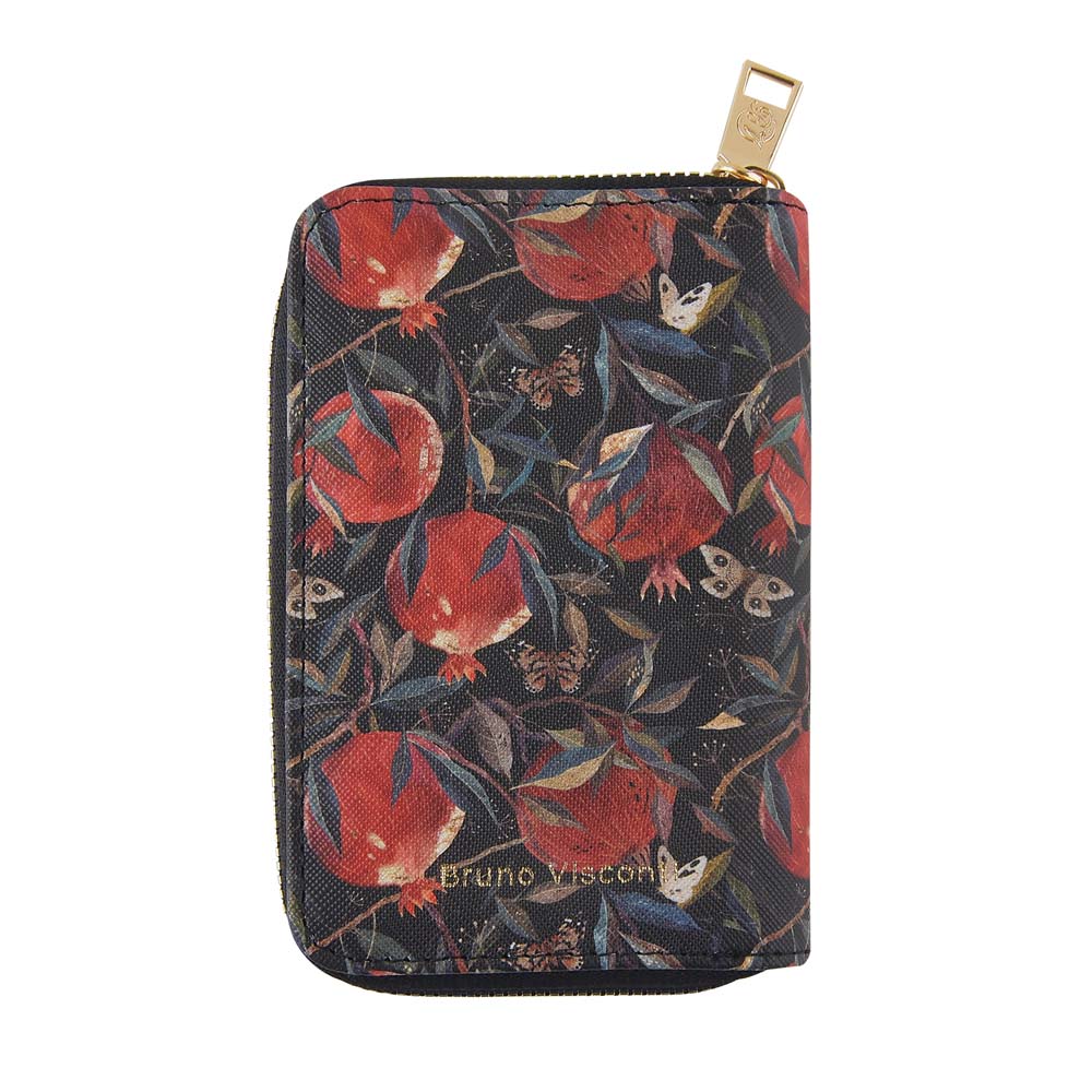 кошелек жен. bruno visconti "flora. гранат" на молнии кож.зам. 14х2х9см Кошелек жен. bruno visconti "flora. гранат" на молнии кож.зам. 14х2х9см