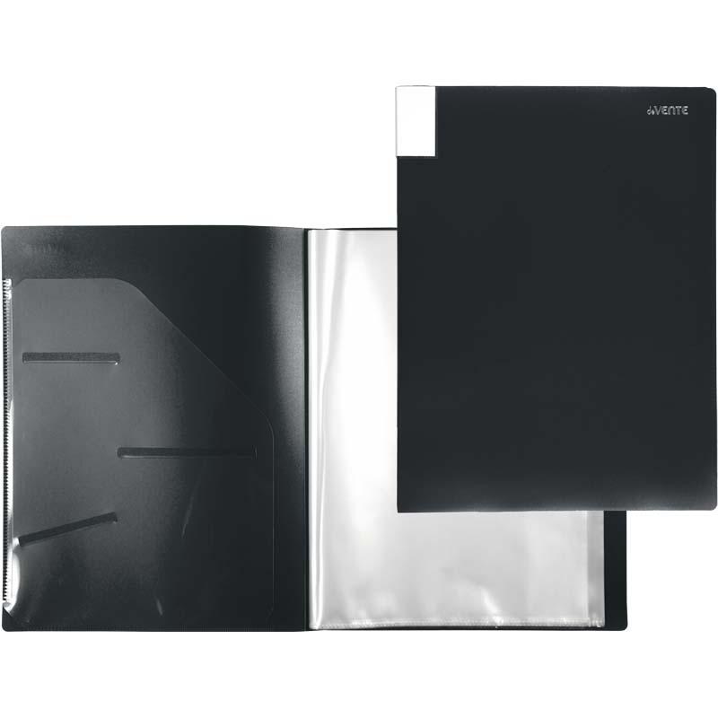 папка пл. с 40 вклад. а3 devente "uno black" 500мкм чёрная внутр.карман Папка пл. с 40 вклад. а3 devente "uno black" 500мкм чёрная внутр.карман