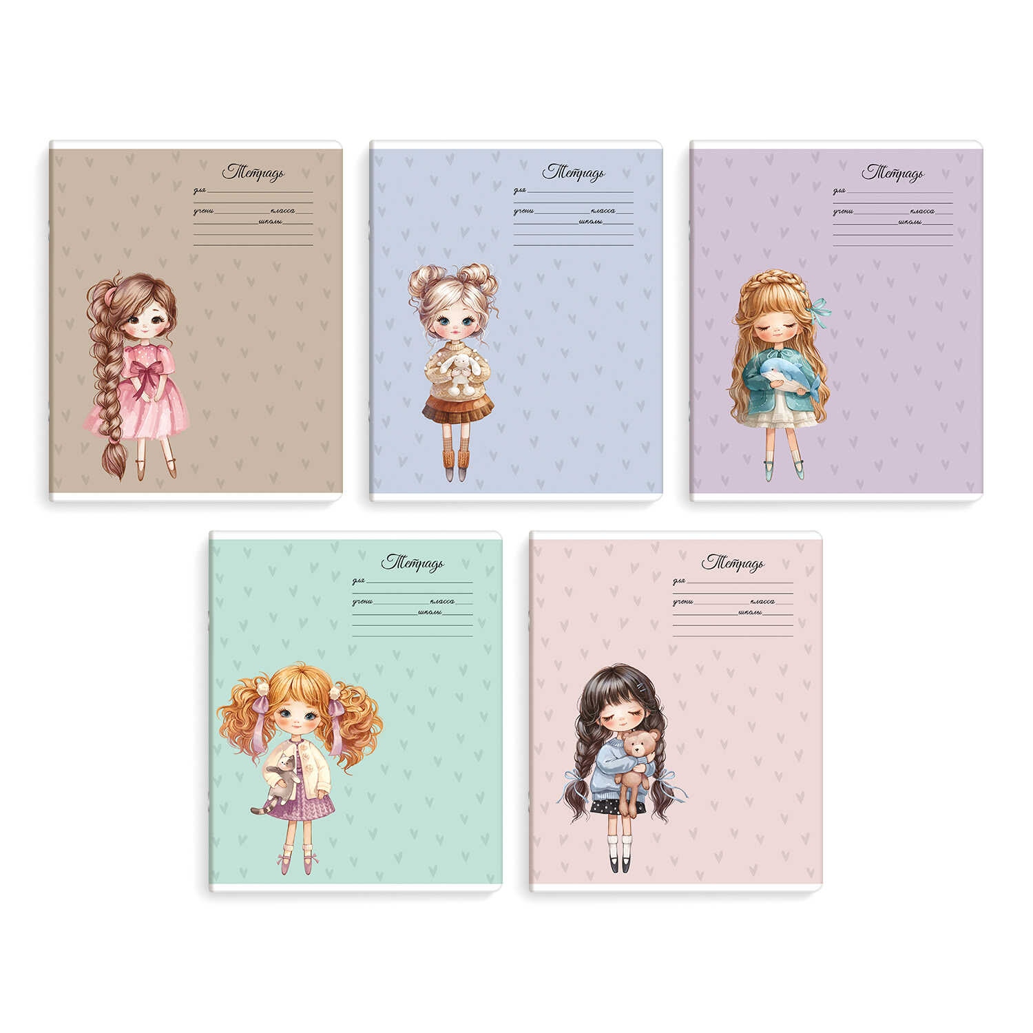 тетрадь 18л. кл. "маленькие модницы" (феникс+) б/б,выб.лак,асс-т Тетрадь 18л. кл. "маленькие модницы" (феникс+) б/б,выб.лак,асс-т