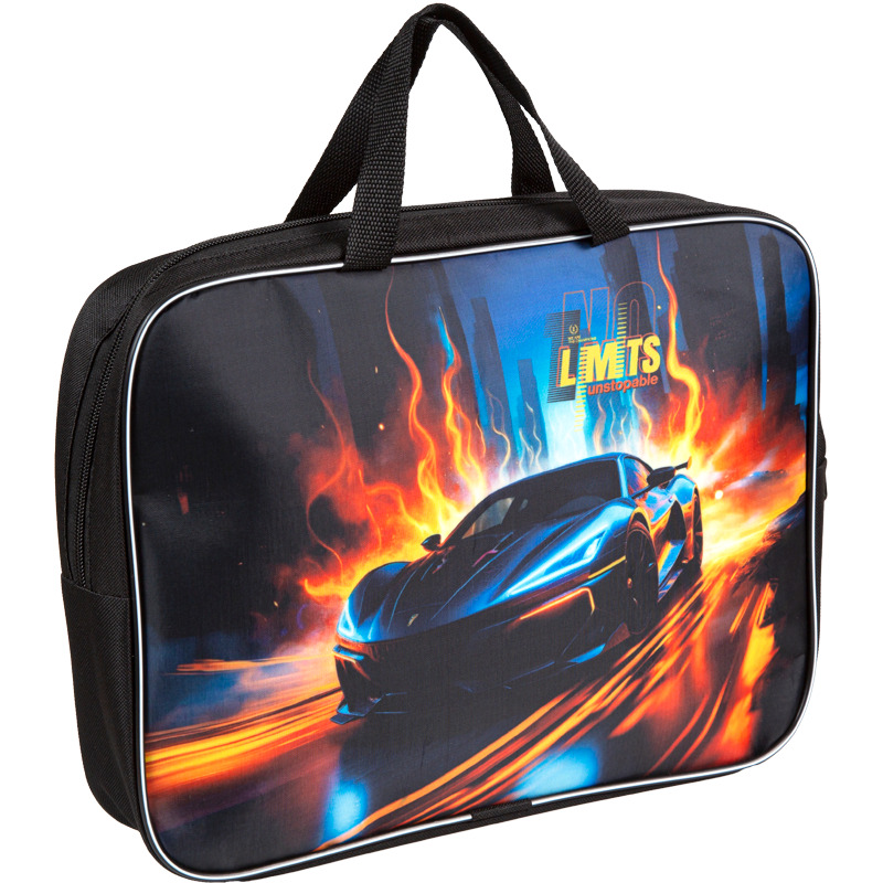 папка текстиль с ручками а4+ attomex "no limits" на молнии Папка текстиль с ручками а4+ attomex "no limits" на молнии