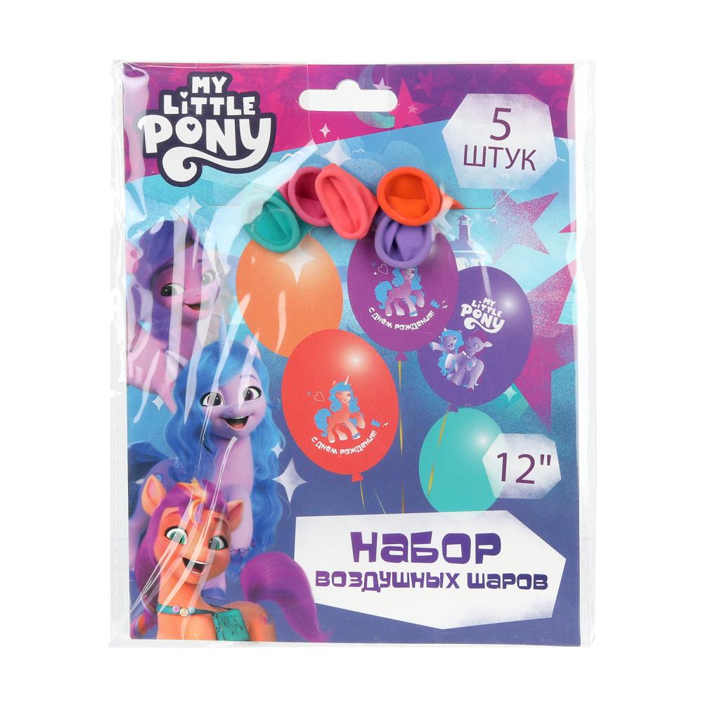 набор шаров возд. 12''/30см 5шт. "мой маленький пони" Набор шаров возд. 12''/30см 5шт. "мой маленький пони"