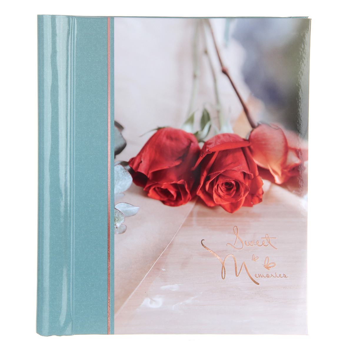 альбом д/фото 20л. с магн.плёнкой 23х28см "розы" Альбом д/фото 20л. с магн.плёнкой 23х28см "розы"