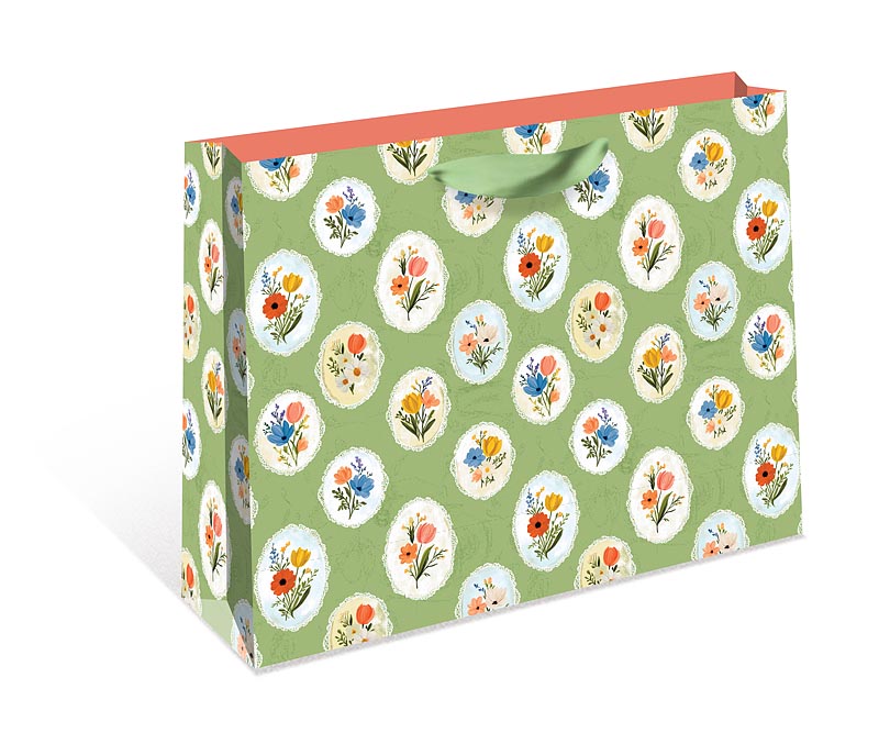 пакет подарочный "цветы" (50х40х15см) Пакет подарочный "цветы" (50х40х15см)